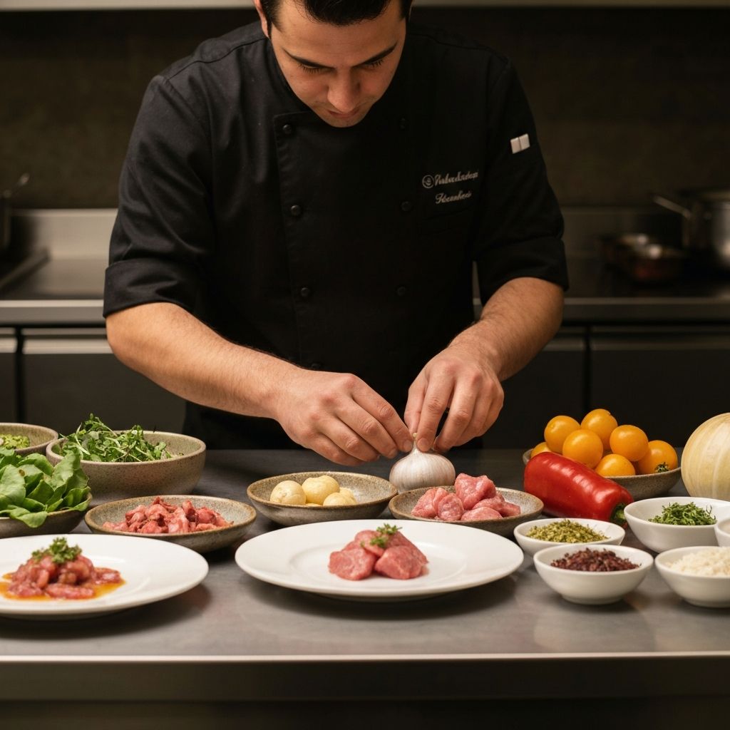 Artisanal ingredients preparation